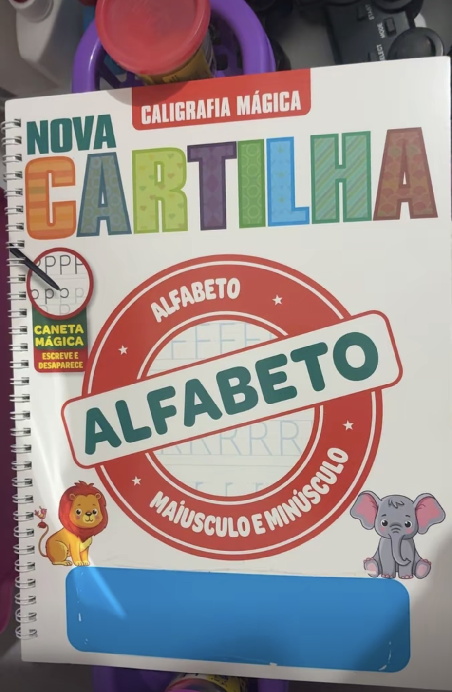 Cartilha de Caligrafia Mágica — foto de cliente