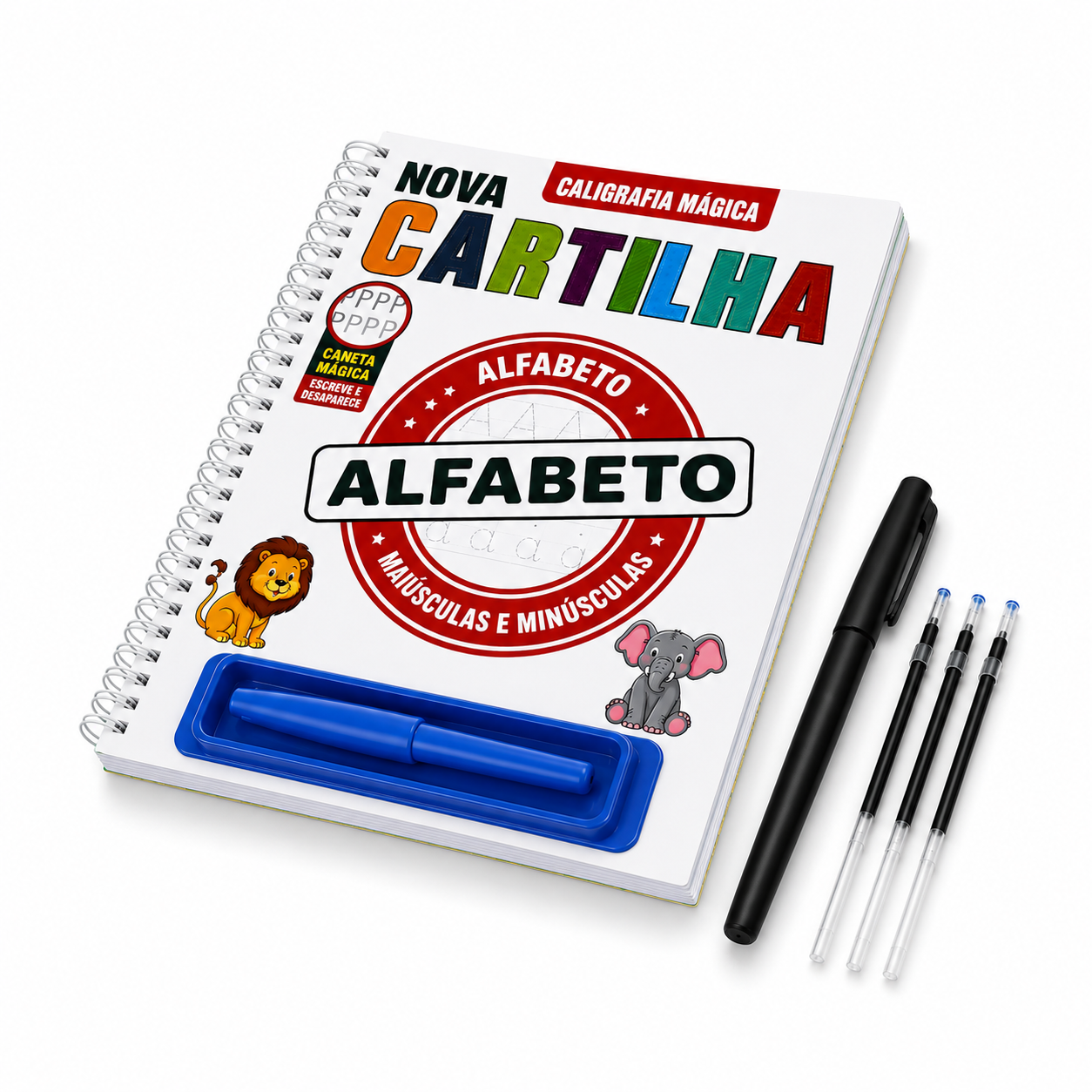 Cartilha de Caligrafia Mágica — Alfabeto